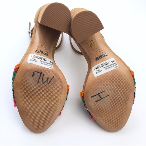 *NEW* SCHUTZ Joana Block Heel Multicolor S… - Picture 7 of 8